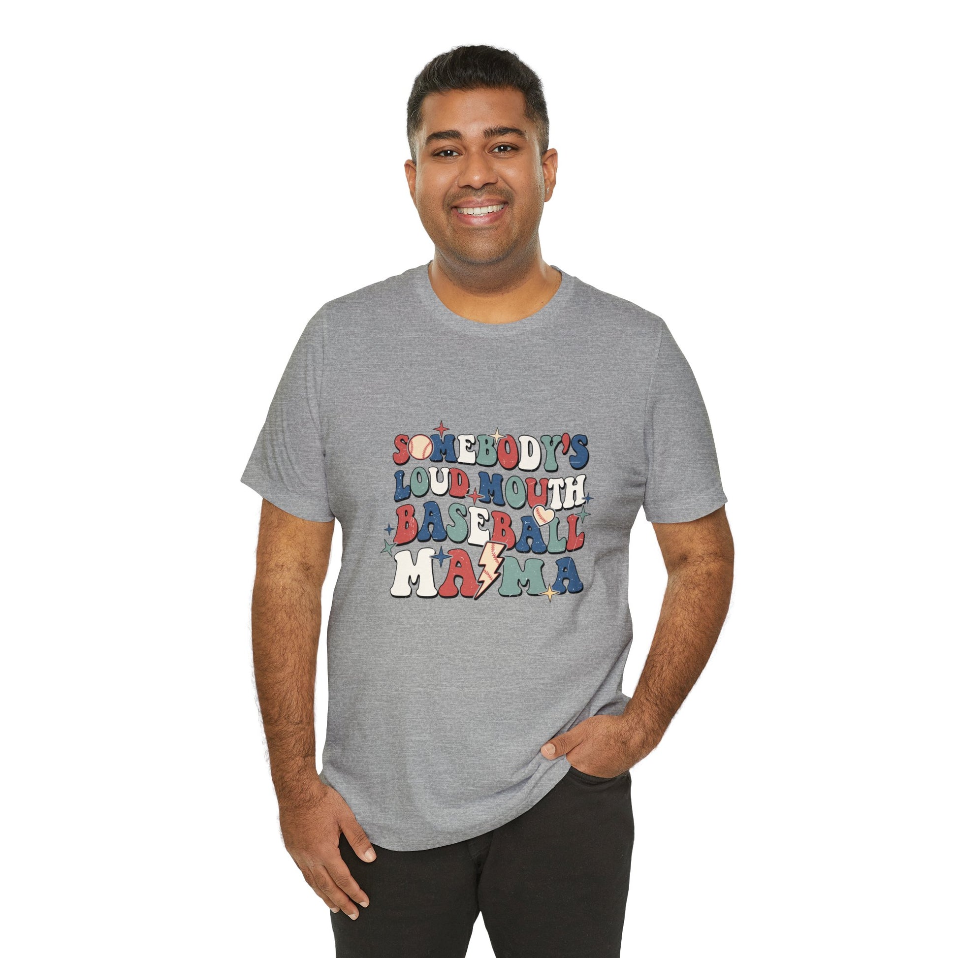 Funny Someone's Loudmouth Baseball Mama's T-Shirt