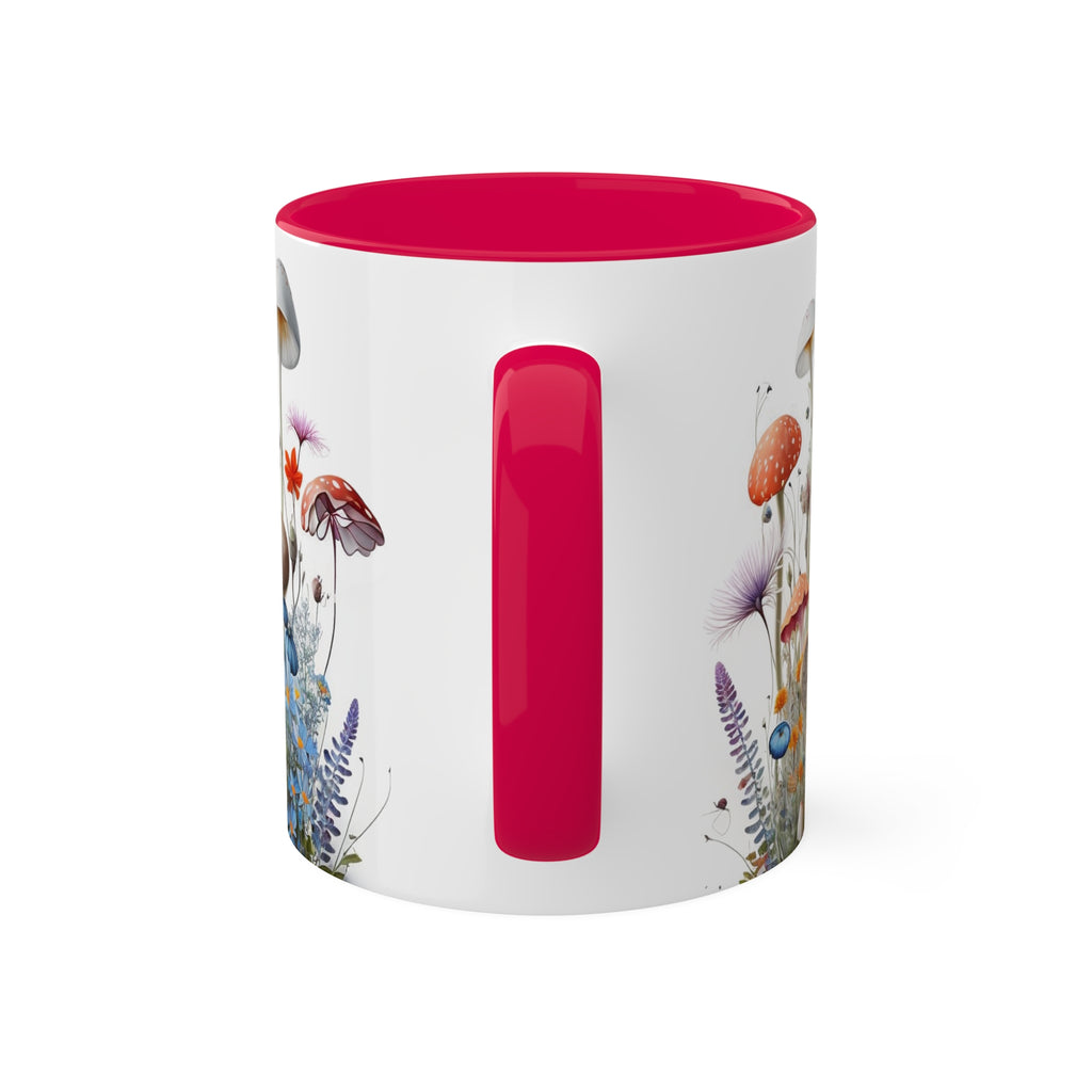 Wild Mushroom Colorful Mugs, 11oz