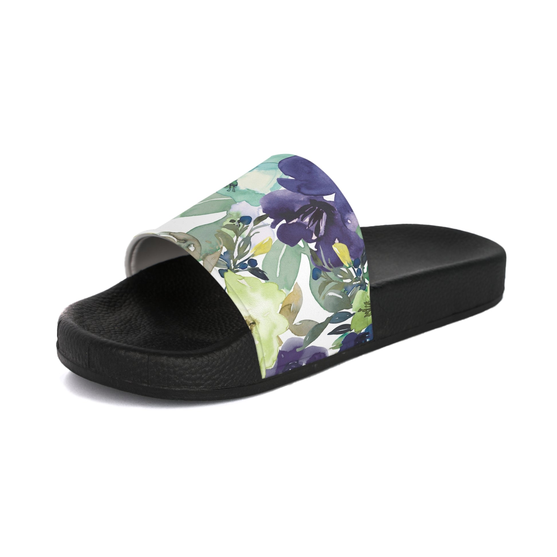 Watercolor Women's Slides, Beach Sandals, Summer Sandals