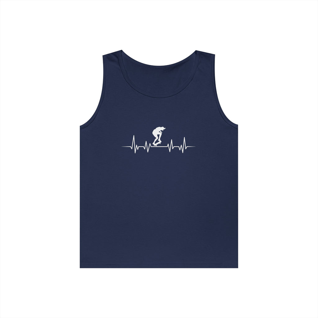 Skateboard EKG Tank Top