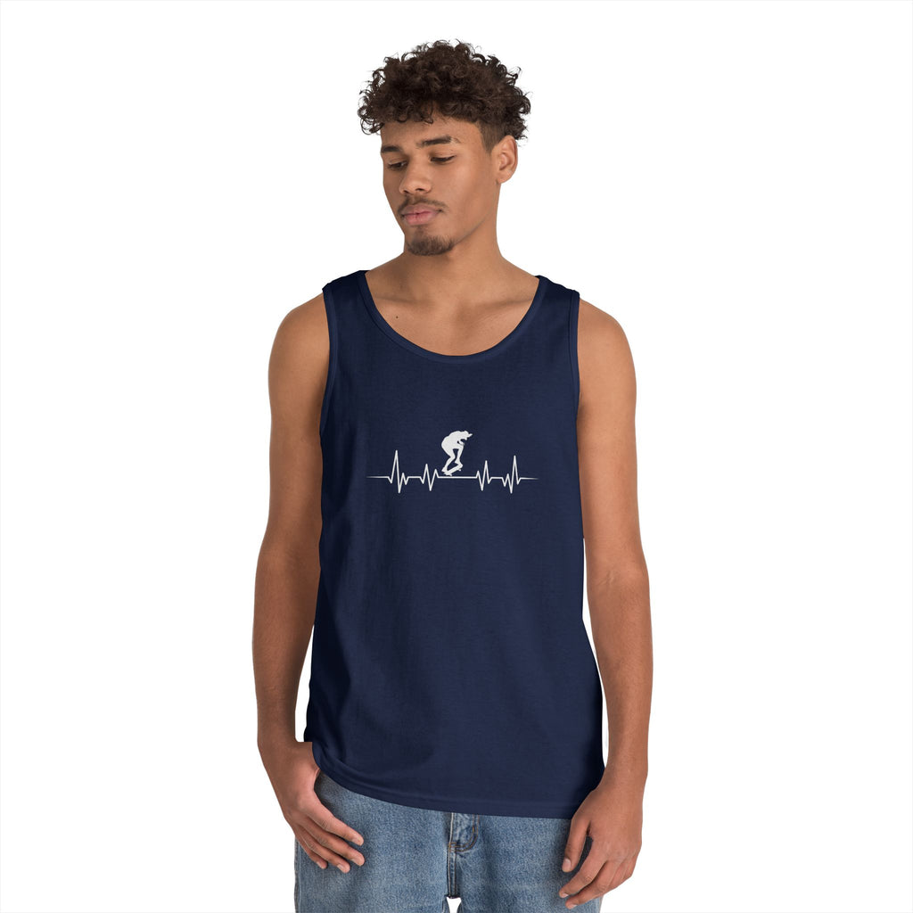 Skateboard EKG Tank Top