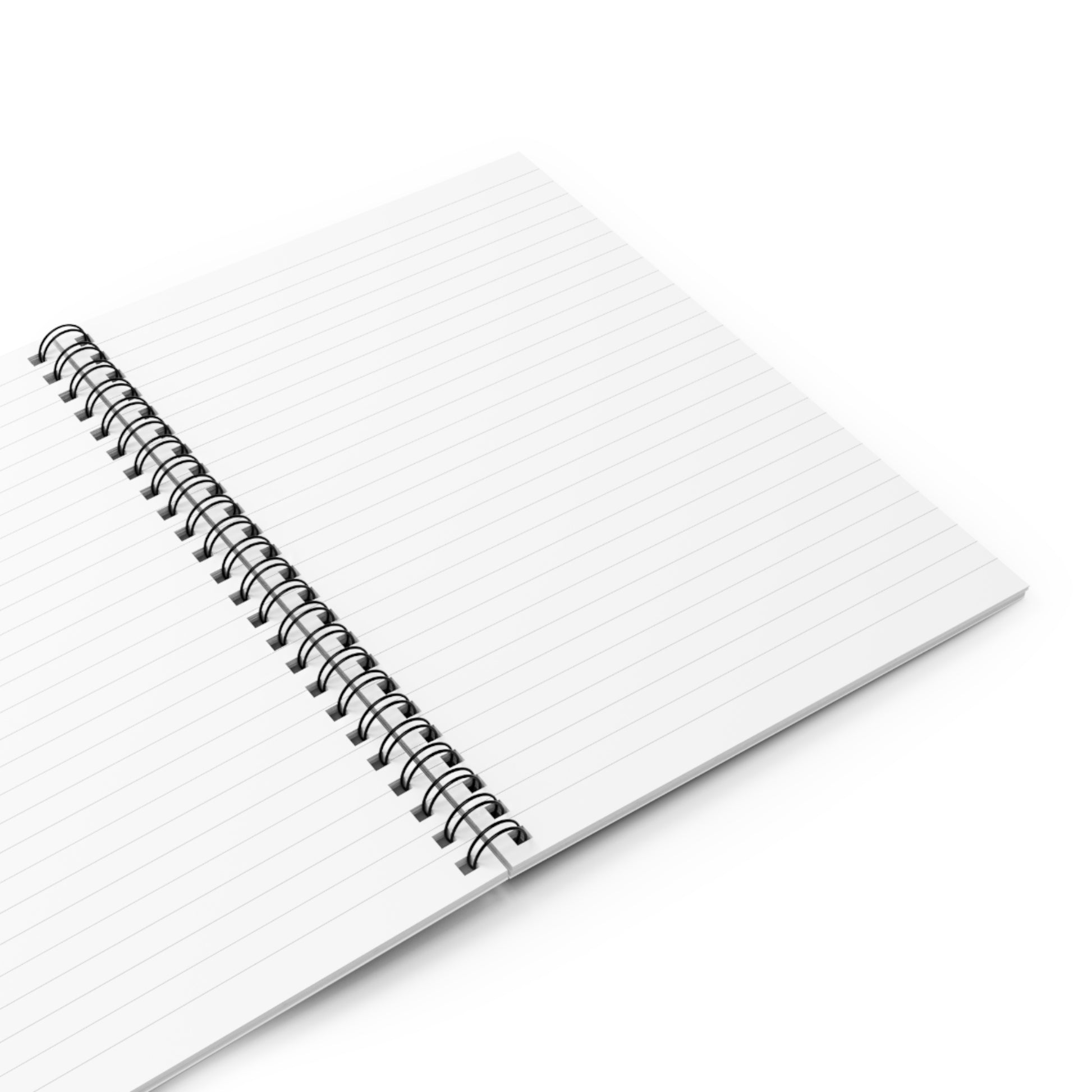 Spiral Notebook - Black Girl Mom & Baby - Ruled Line