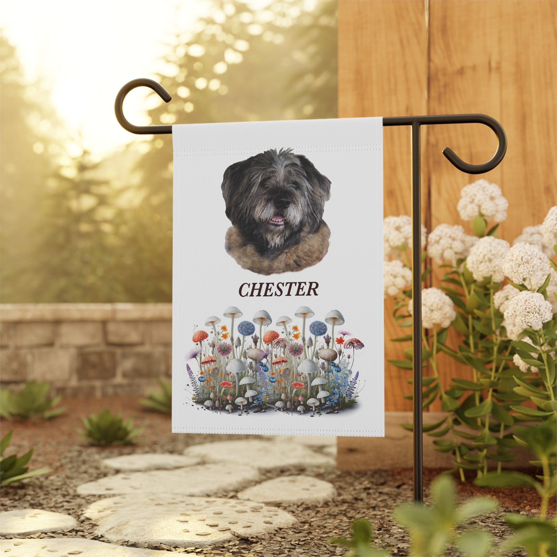 Personalized with your Pet's Photo Here Garden & House Banner