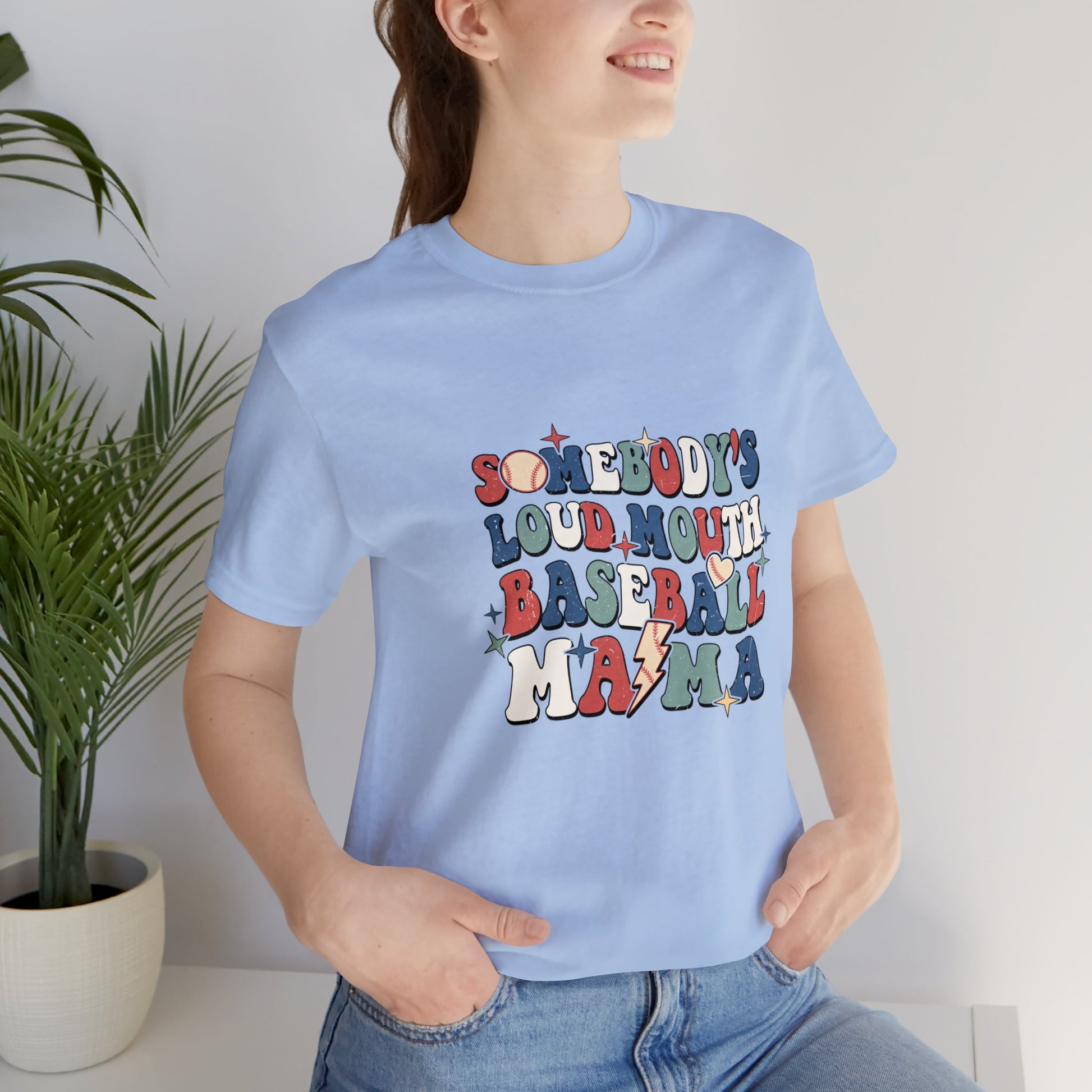 Funny Someone's Loudmouth Baseball Mama's T-Shirt