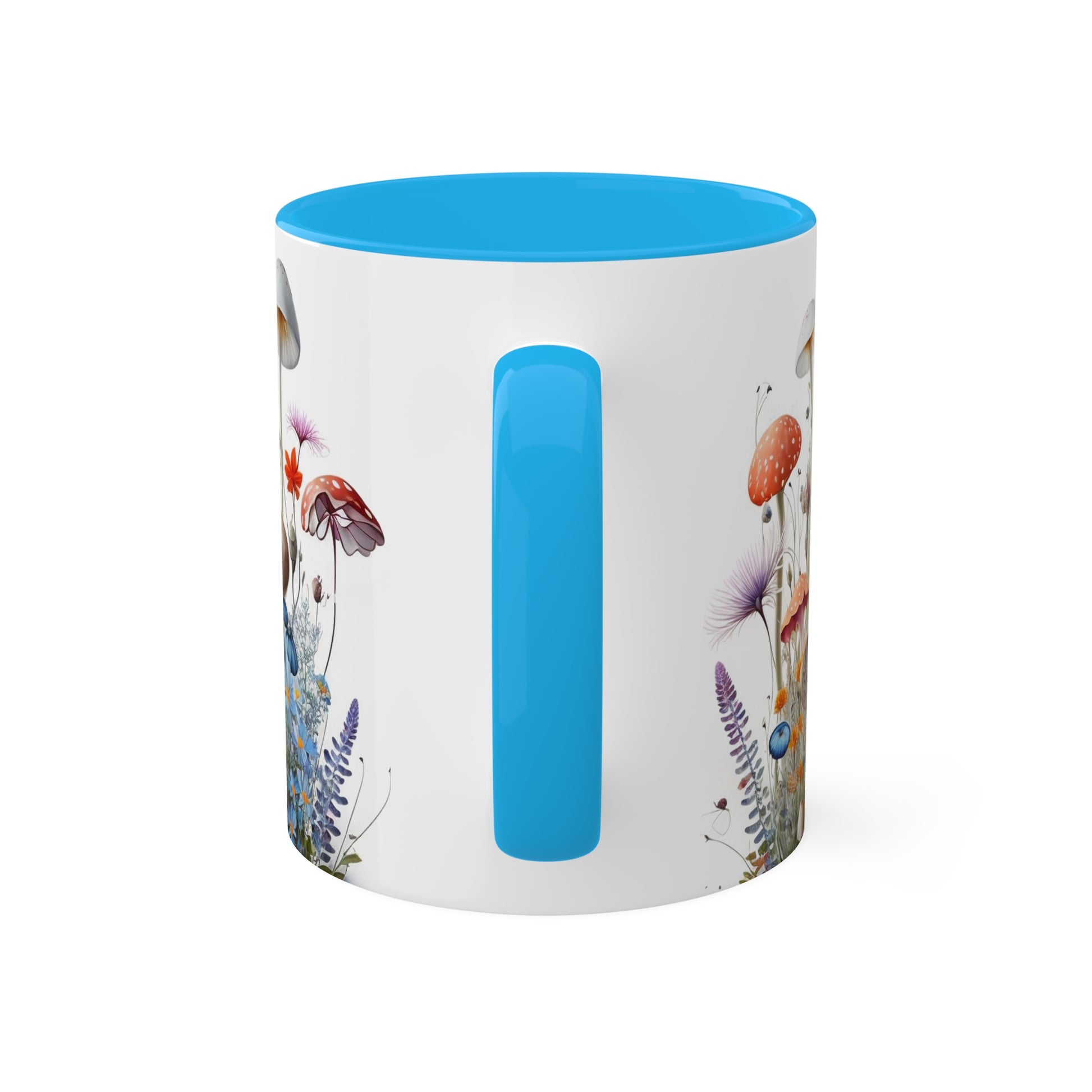 Wild Mushroom Colorful Mugs, 11oz