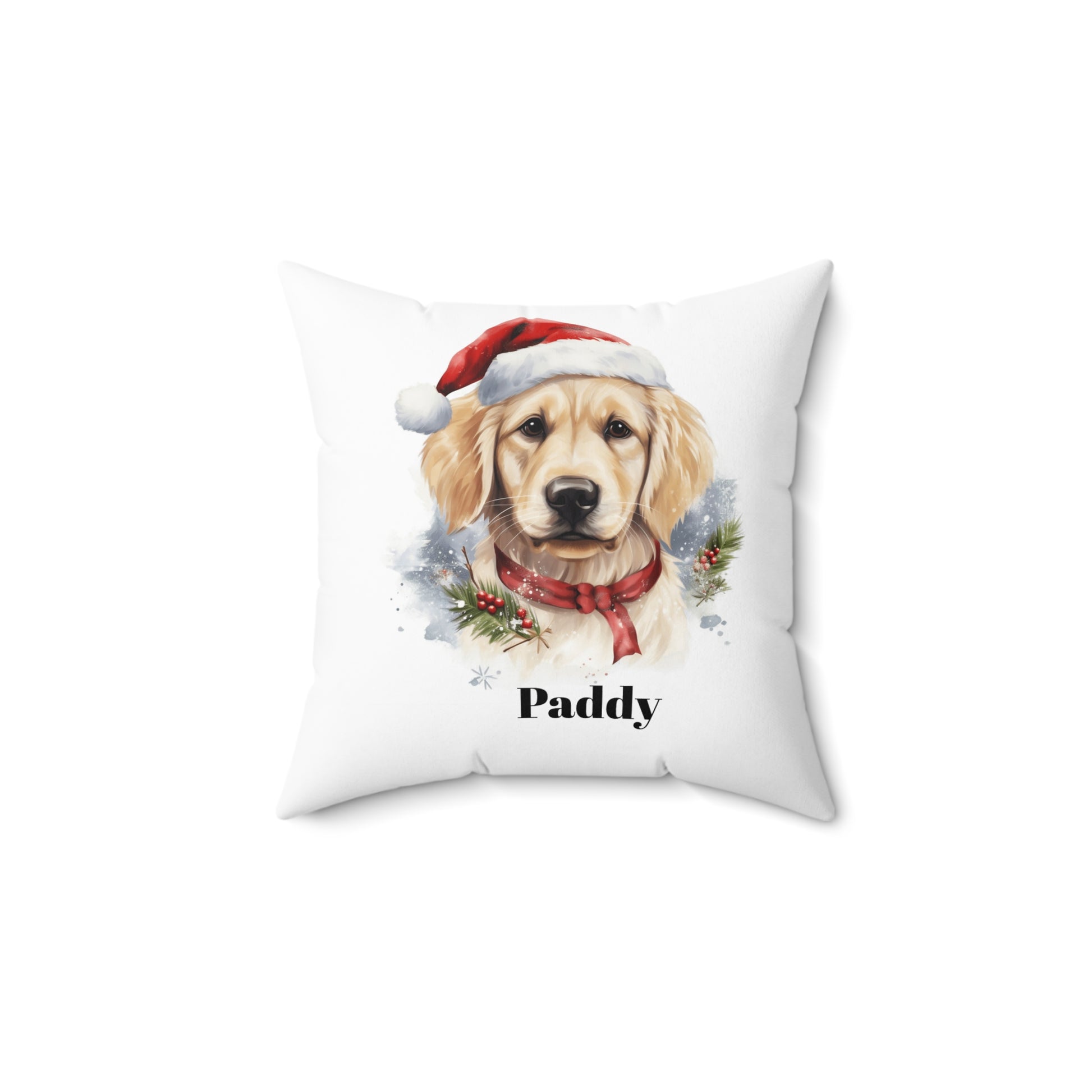 Personalized Christmas Dog Pillow,