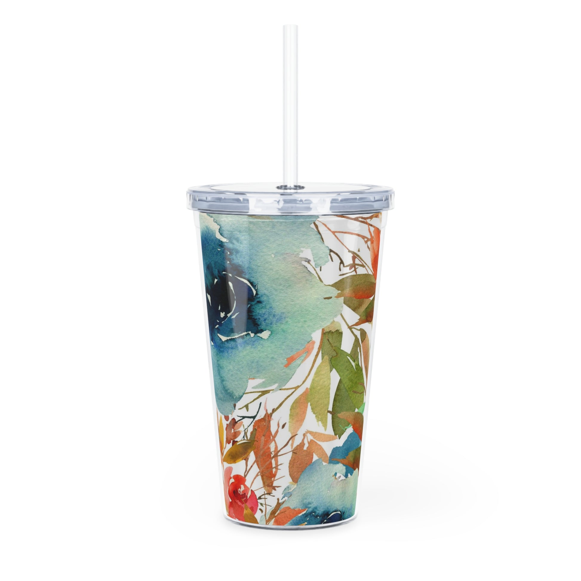Watercolor Summer Flowers Tumbler