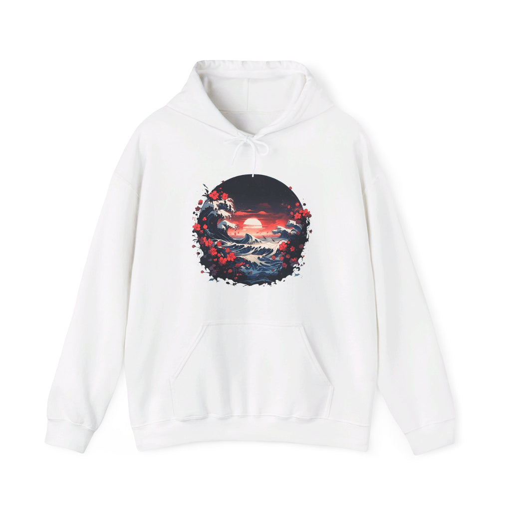 Japanese Design Unisex Heavy Blend™ Hooded Sweatshirt