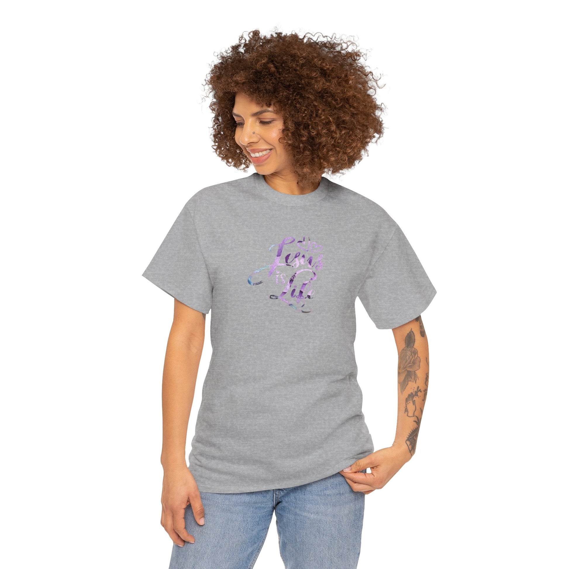 Jesus Is Life Christian Unisex Tee