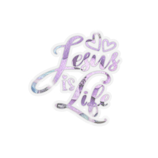 Jesus is Life Kiss-Cut Stickers Two for One Price