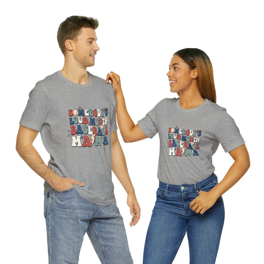 Funny Someone's Loudmouth Baseball Mama's T-Shirt