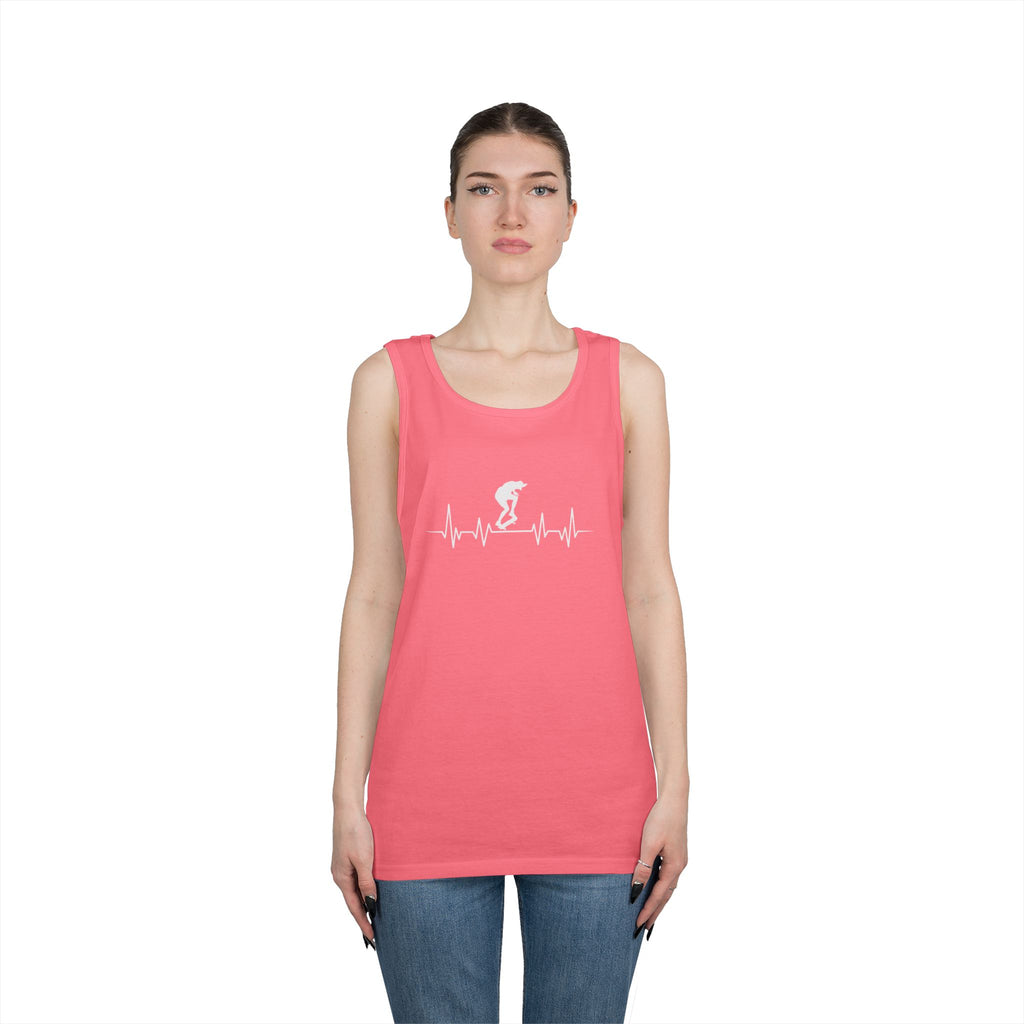Skateboard EKG Tank Top