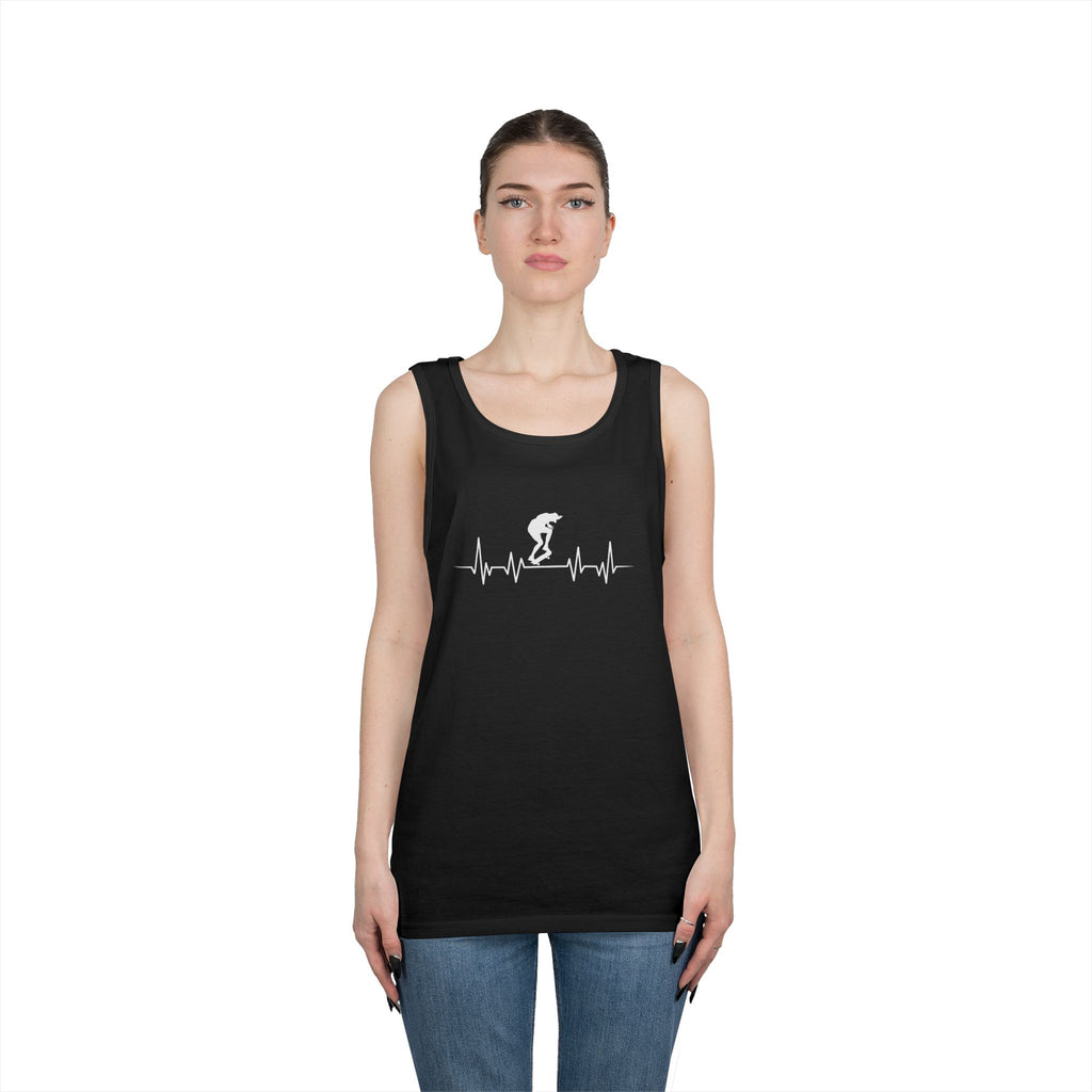 Skateboard EKG Tank Top