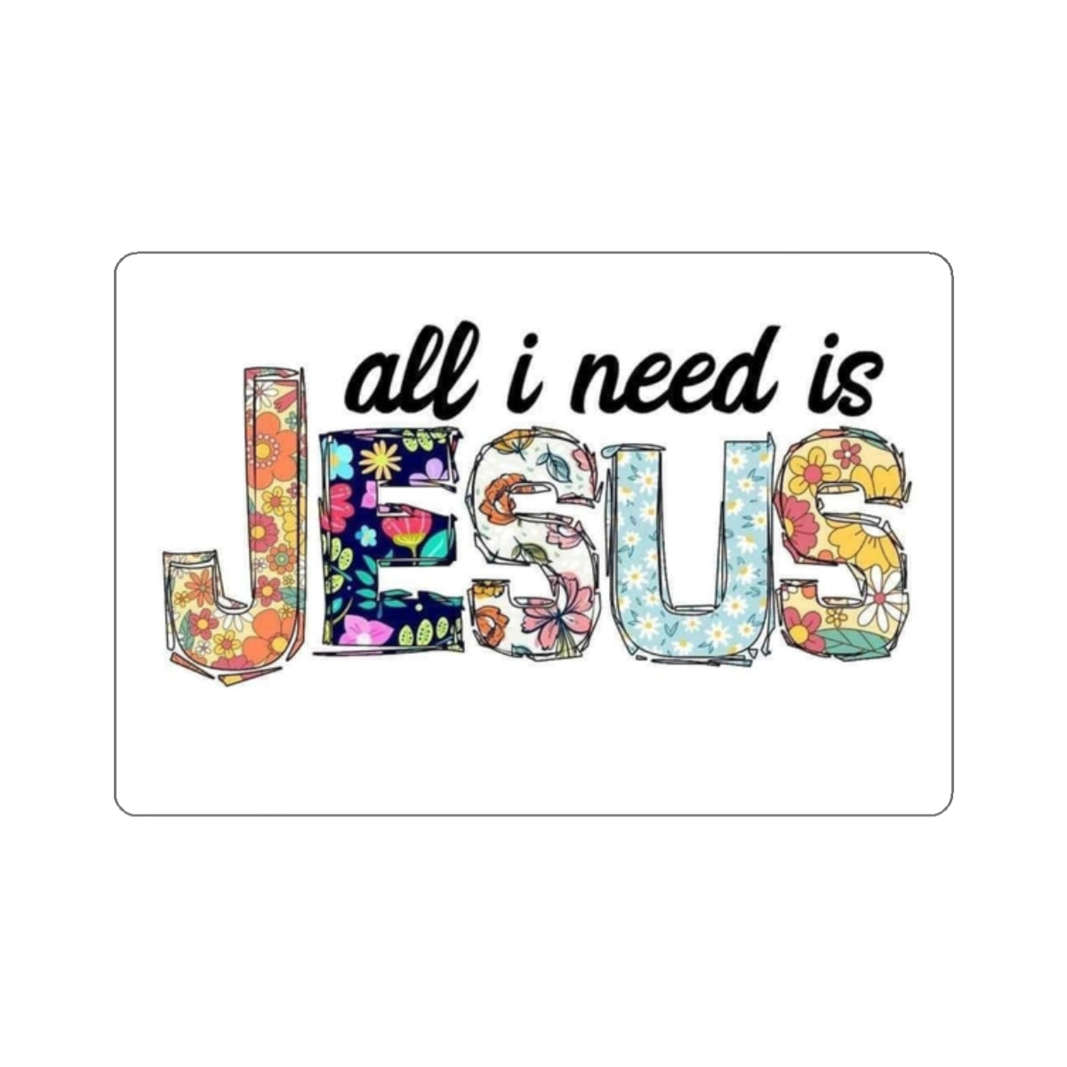 Jesus is Lord Kiss-Cut Sticker Two for One Sale
