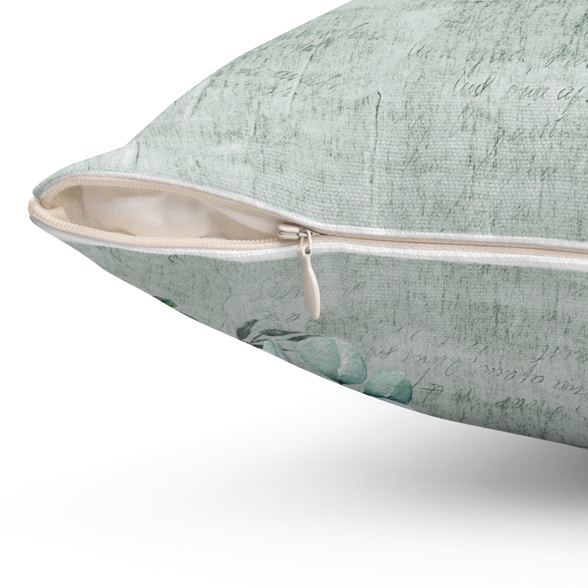 God's Voice Green Pillow