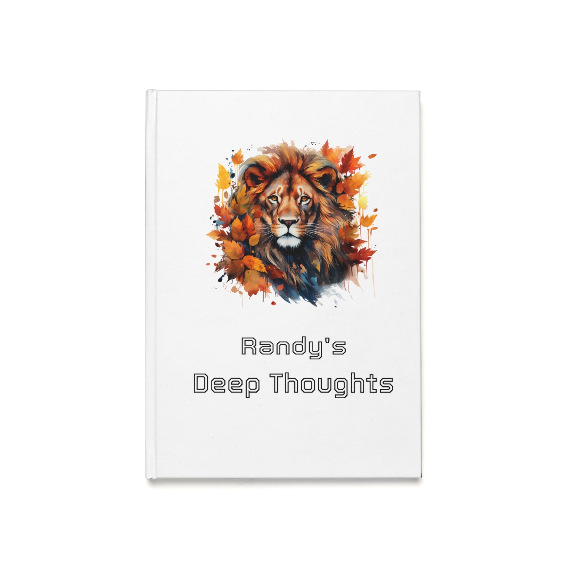 Roaring Inspiration A5 Hardcover Journal, Lion Design Journal, Motivational Notebook, Gift for Writers, Creative Thoughts Diary