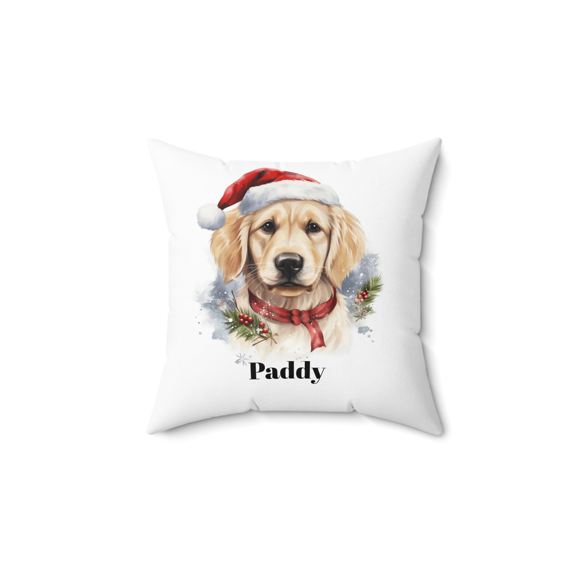 Personalized Christmas Dog Pillow,