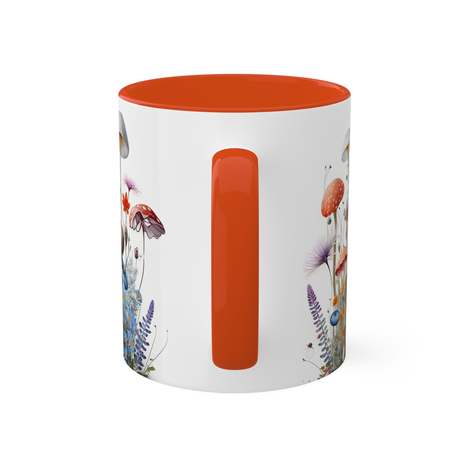 Wild Mushroom Colorful Mugs, 11oz