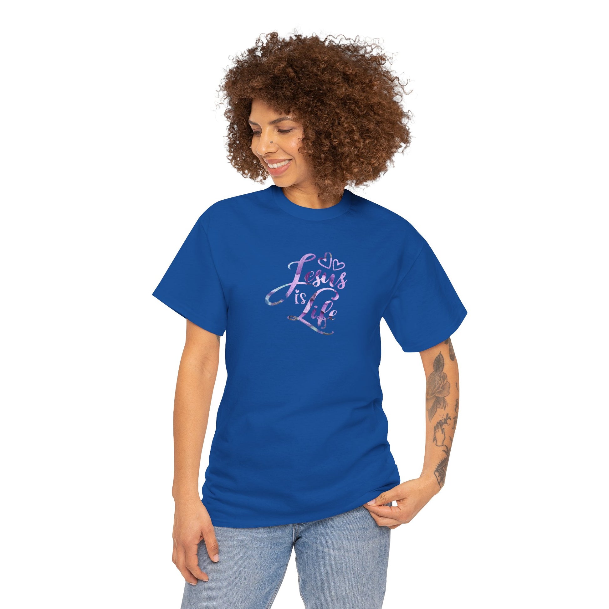 Jesus Is Life Christian Unisex Tee