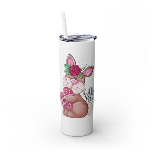 Bunny Tumbler, 20 oz Tumbler with Straw