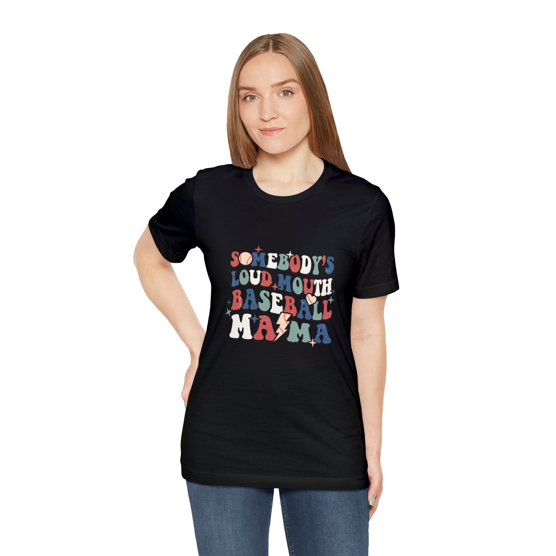 Funny Someone's Loudmouth Baseball Mama's T-Shirt