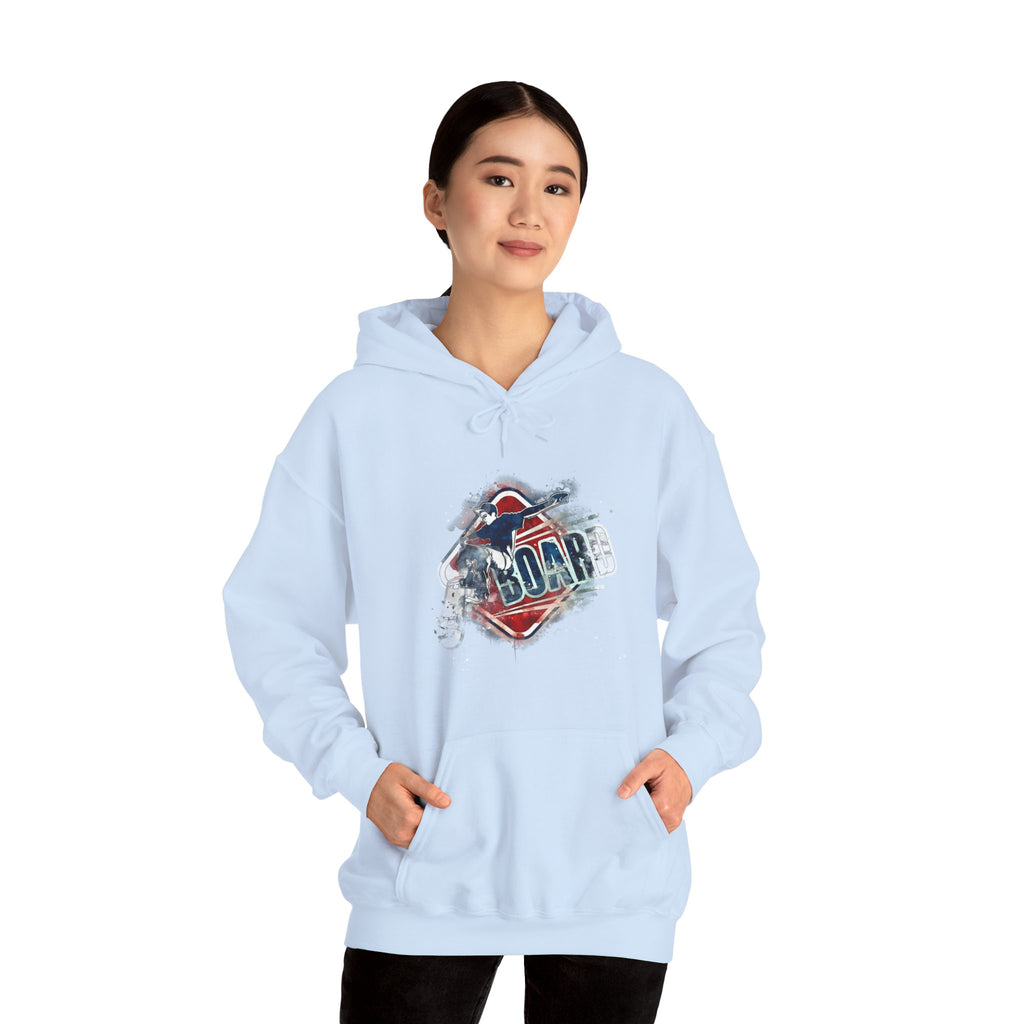 Soar Skateboard Hoodie - Unisex Heavy Blend Sweatshirt