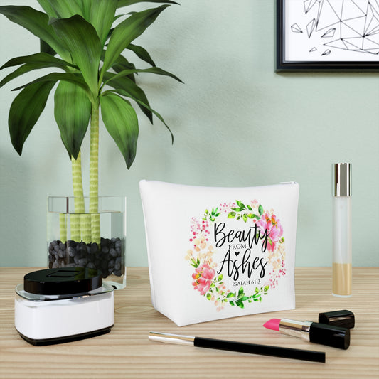 Beauty for Ashes Cotton Cosmetic Bag