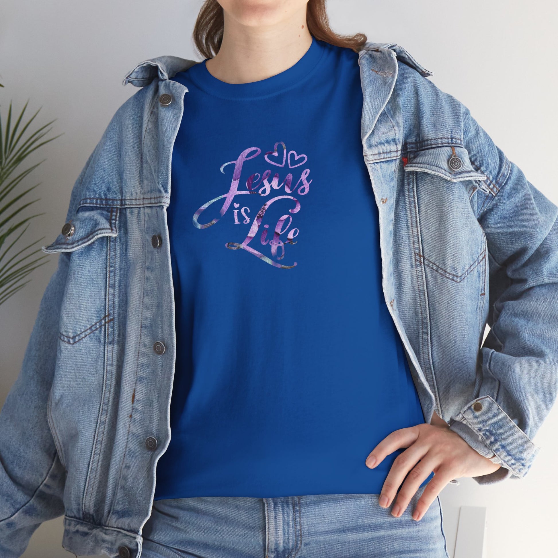 Jesus Is Life Christian Unisex Tee