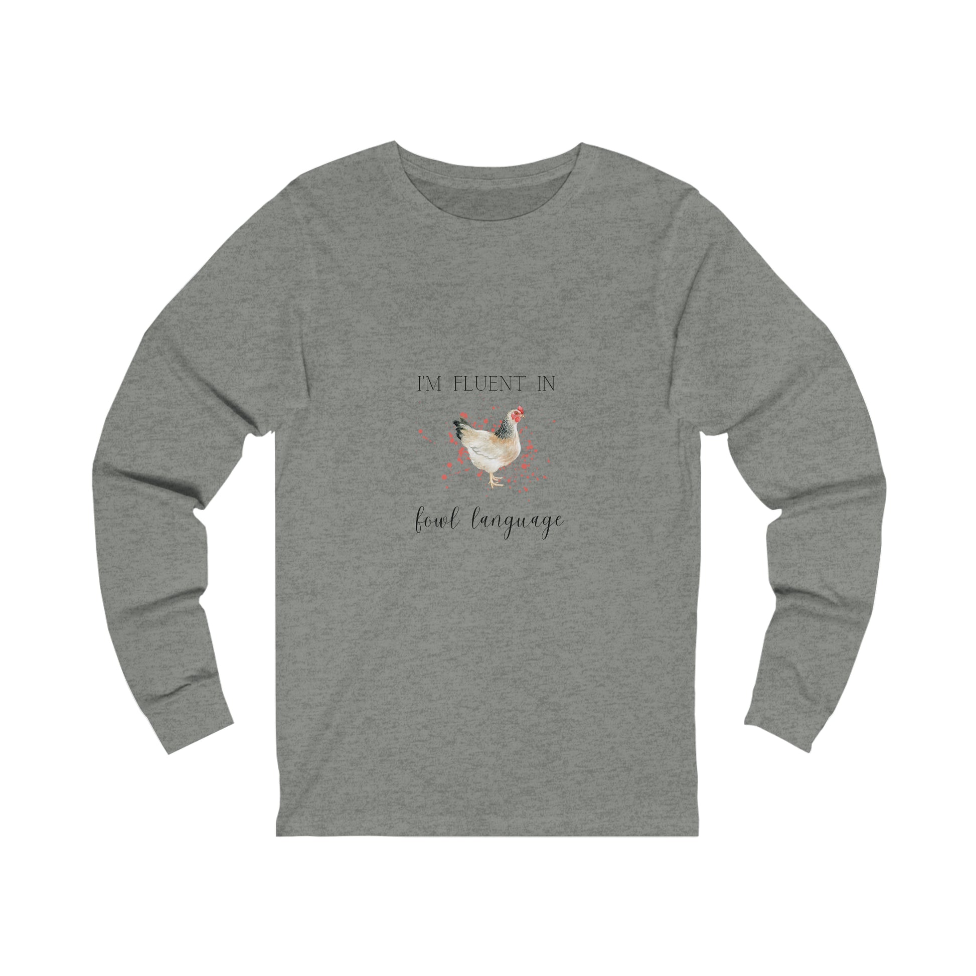 Women's Fowl Chicken Long Sleeve Tee