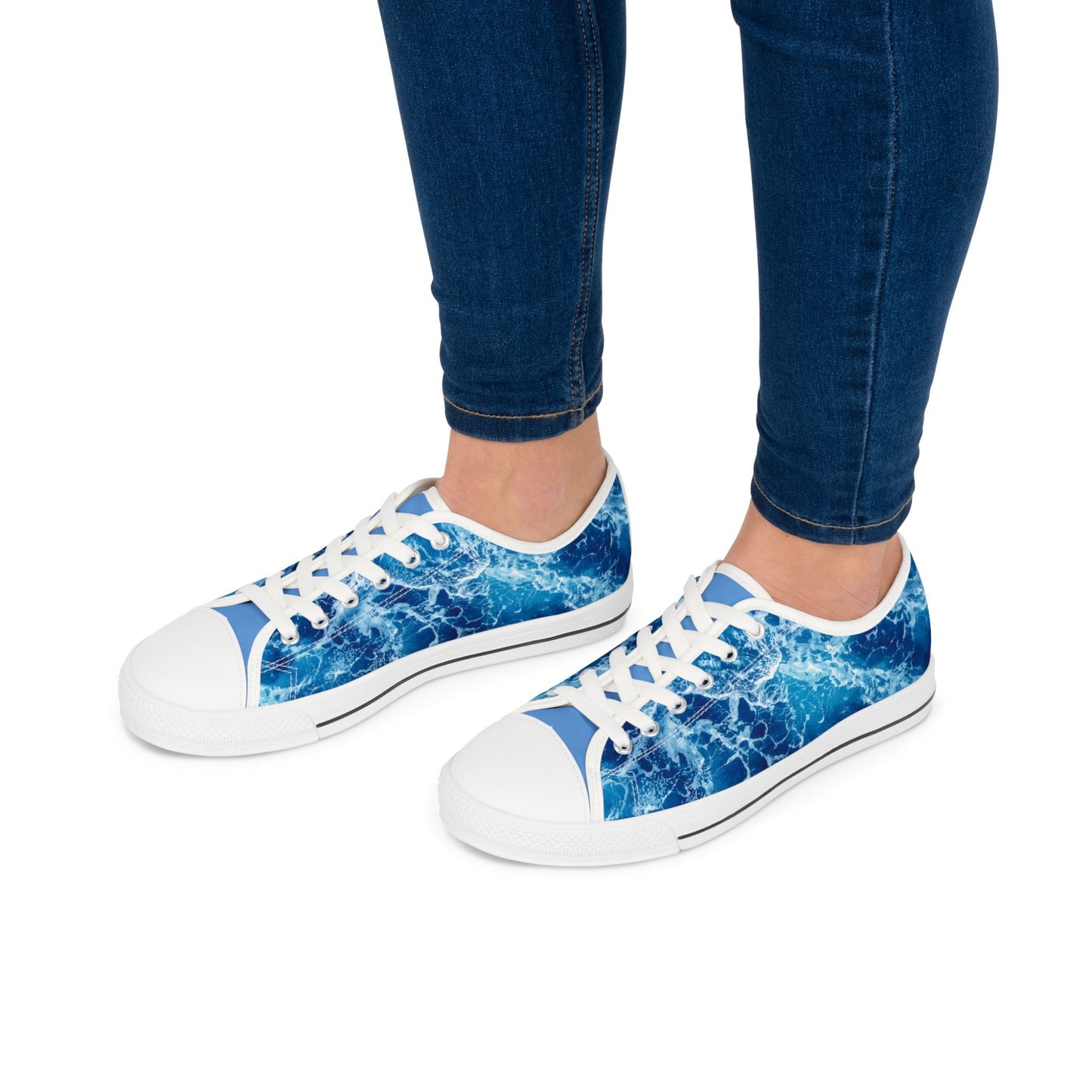 Summer Women's Sneakers, Low Top Shoes, Canvas Footwear for Her, Casual Lace-Up Flats
