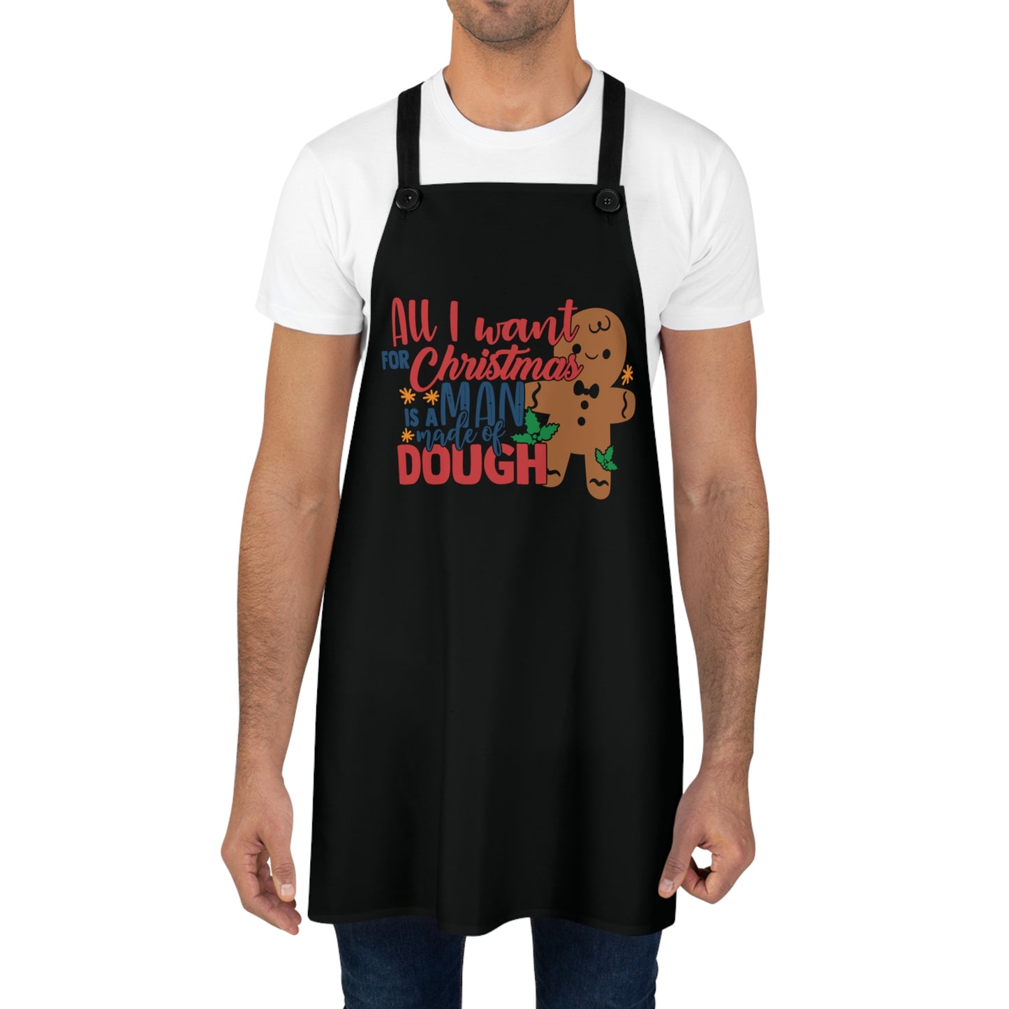 Cute "All I want for Christmas" Apron (personalization Available)