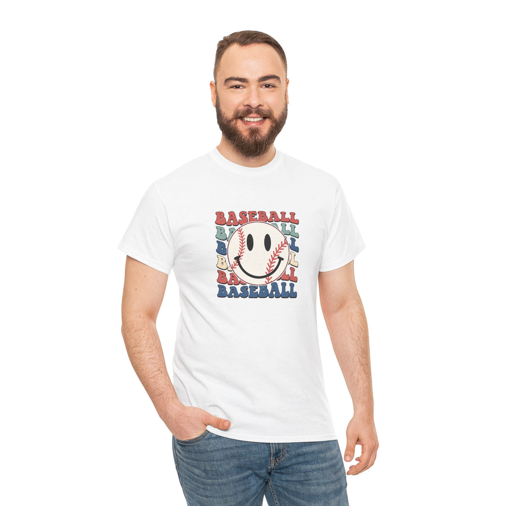 Baseball Tee For Dad Or Mom Unisex Heavy Cotton Tee