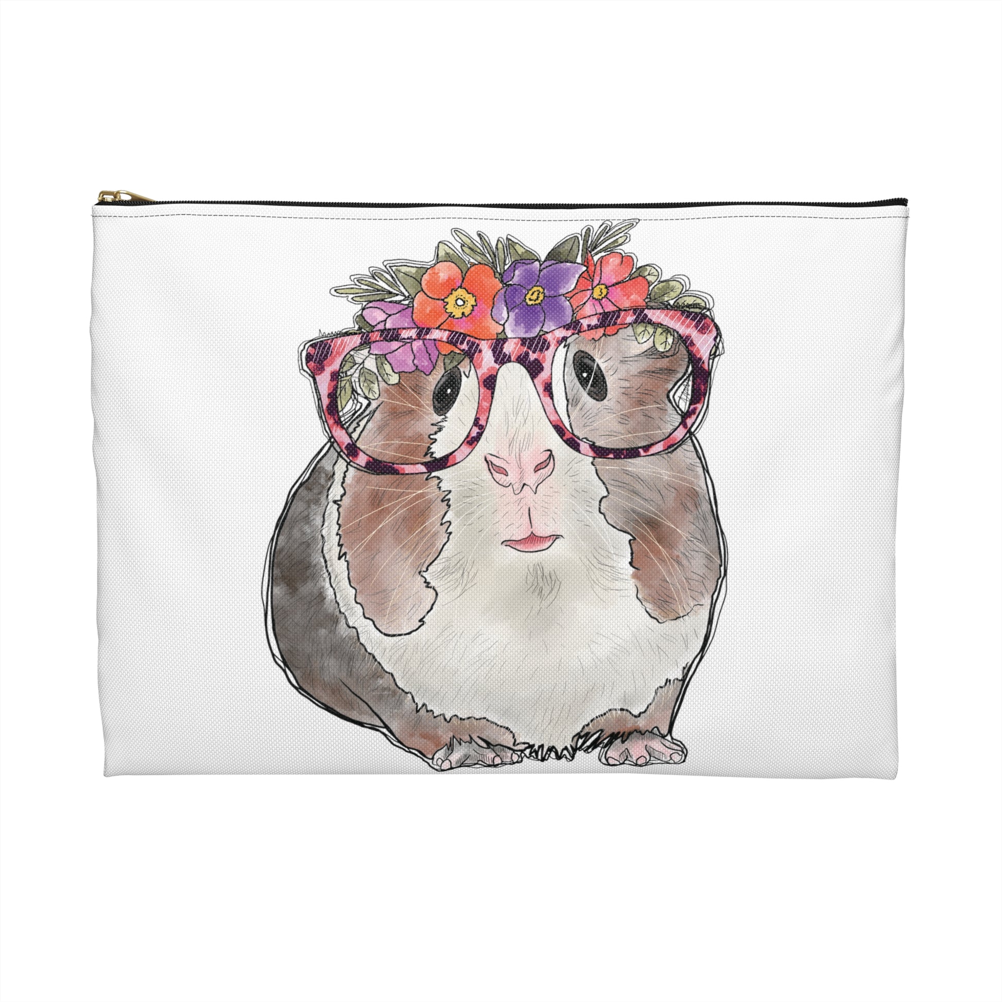 Guinea Pig Make Up Bag Accessory Pouch