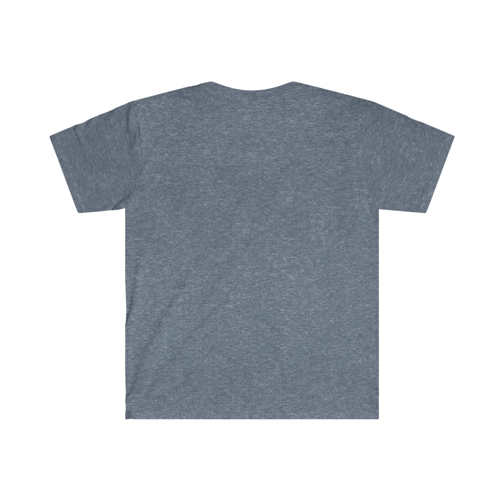Young Men's Graphic Tee Cute Blue Monster Unisex Softstyle T-Shirt