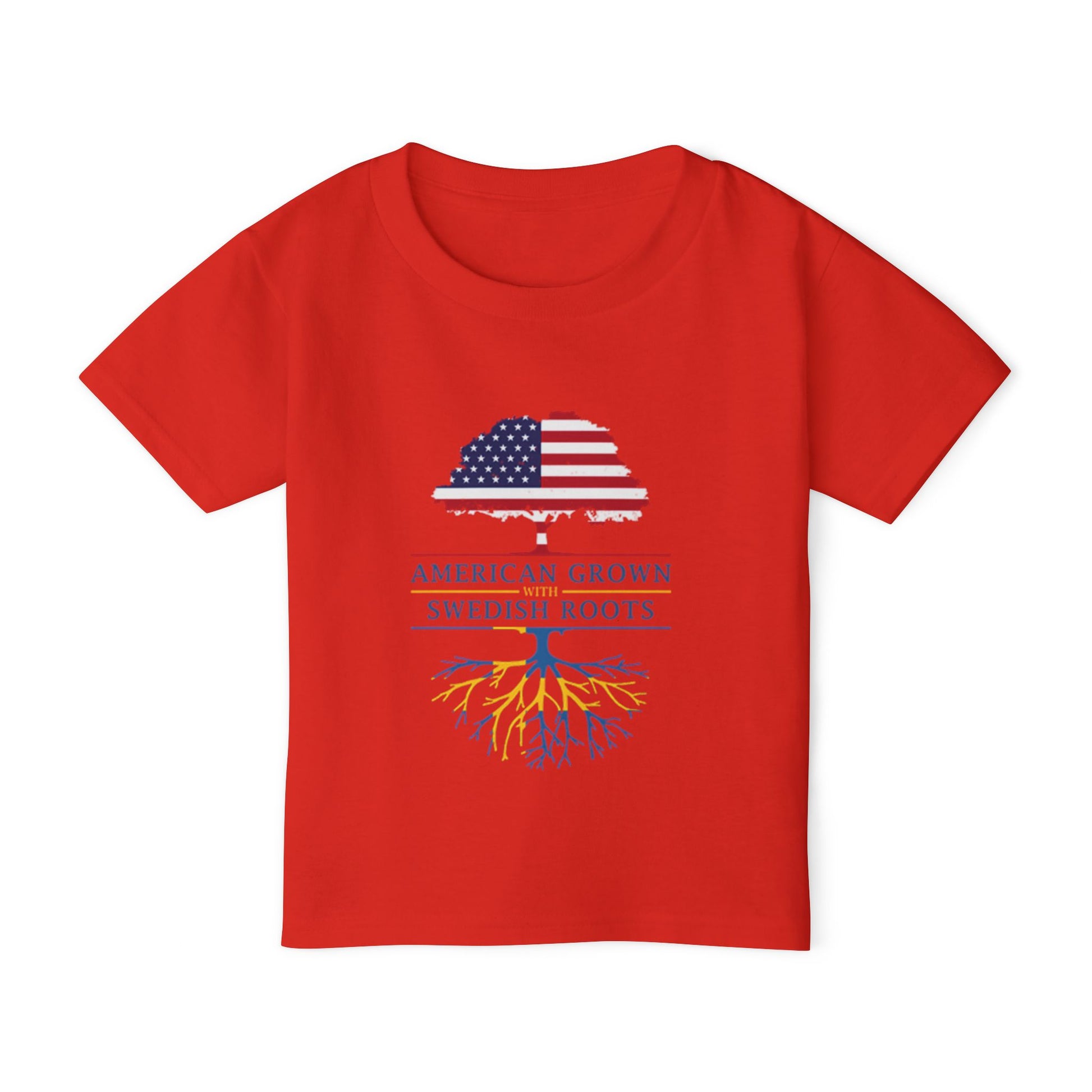 American Grown Swedish Roots Toddler T-Shirt – Roots of Heritage Tee