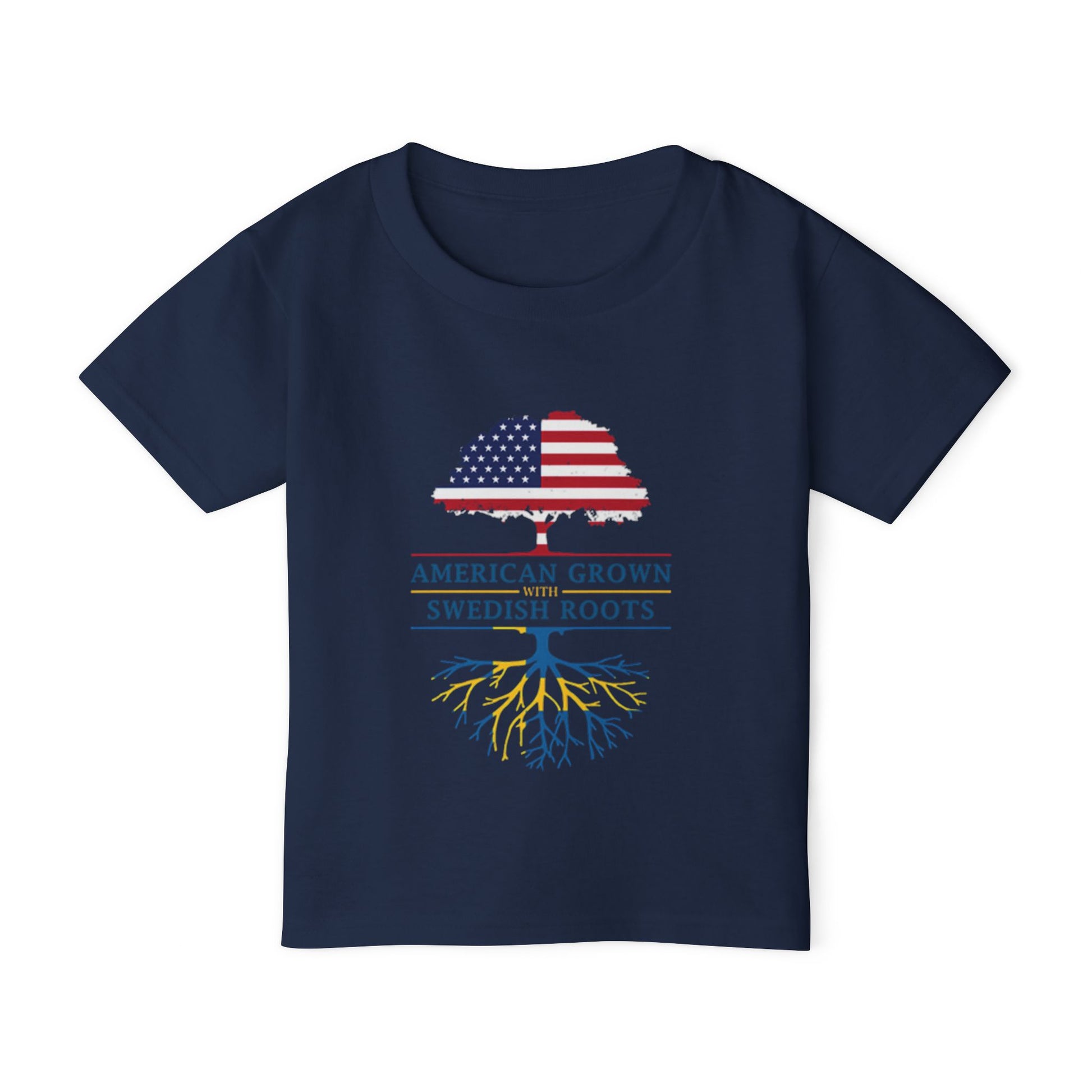 American Grown Swedish Roots Toddler T-Shirt – Roots of Heritage Tee