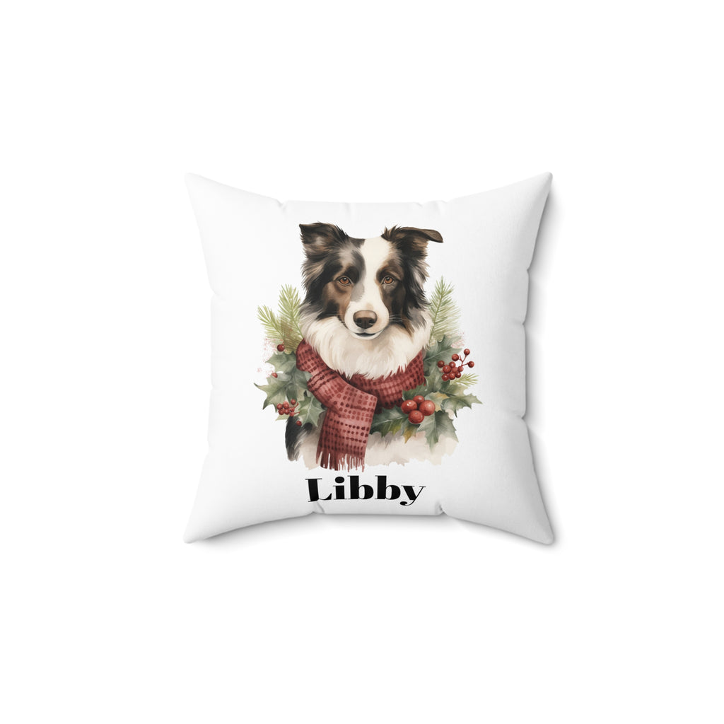 Custom order Collie Personalized Dog Themed Pillow