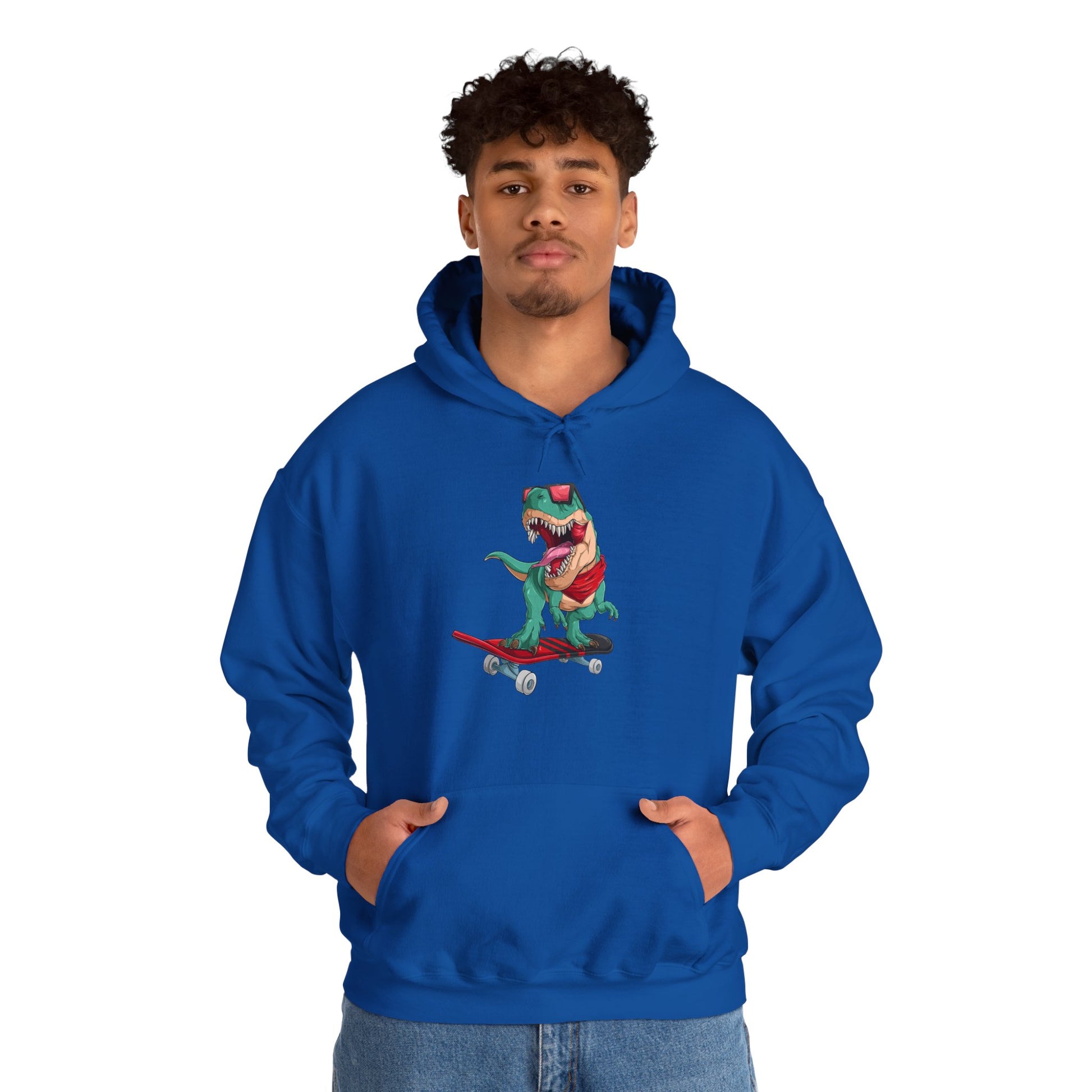 Skate Lover's Hoodie skating Dino Design