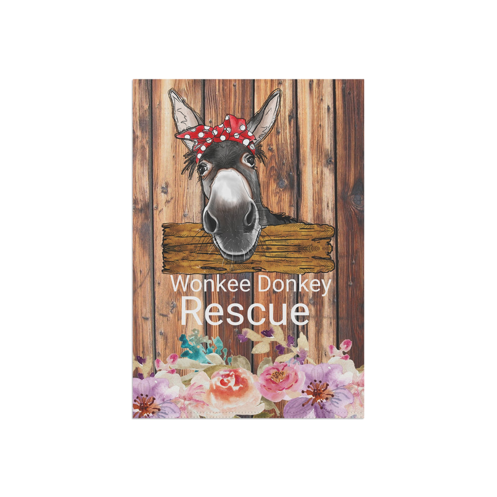 Garden Banner Personalized  Donkey Garden & House Banner