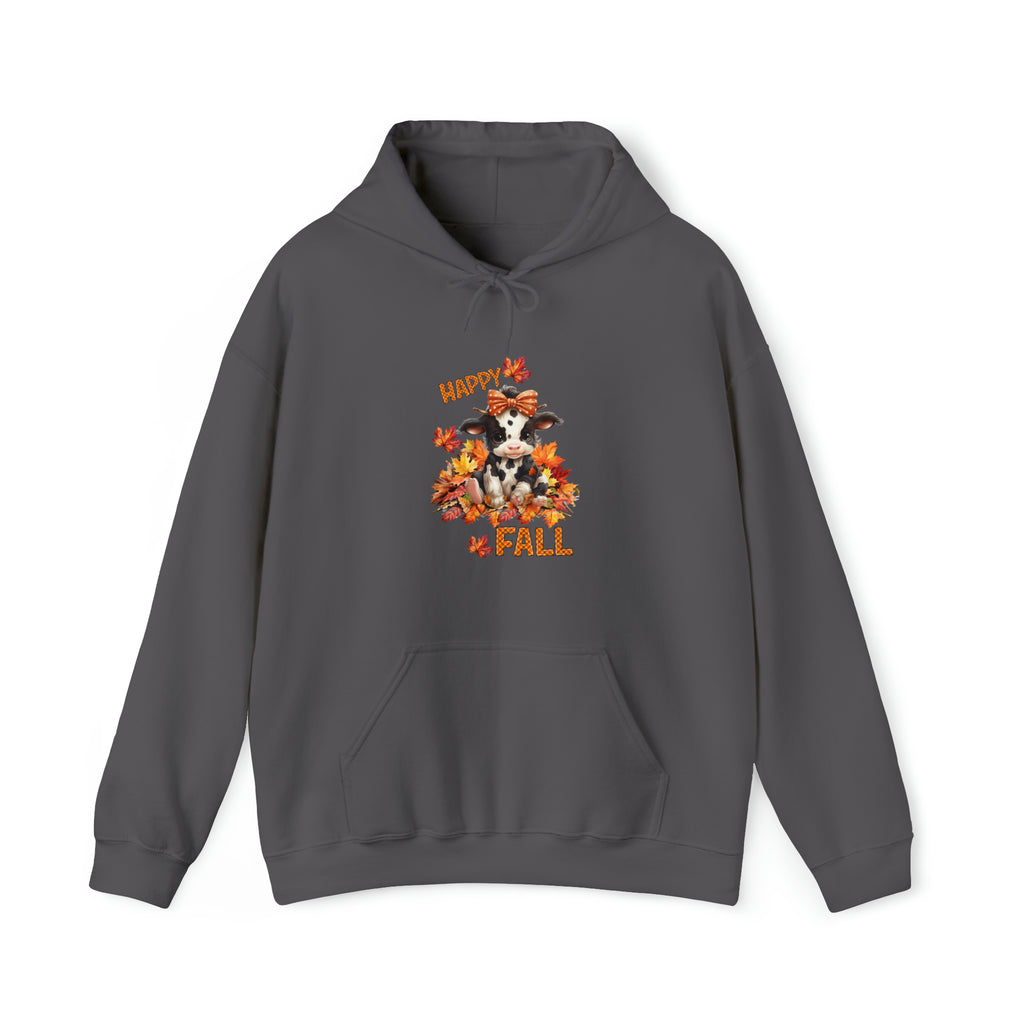 Happy Fall Cute Calf Fall Fashion Hooded Sweatshirt