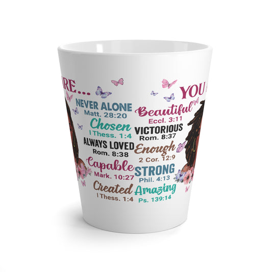 Black Girl Inspirational Latte Mug, Mother's Day Gift IDea