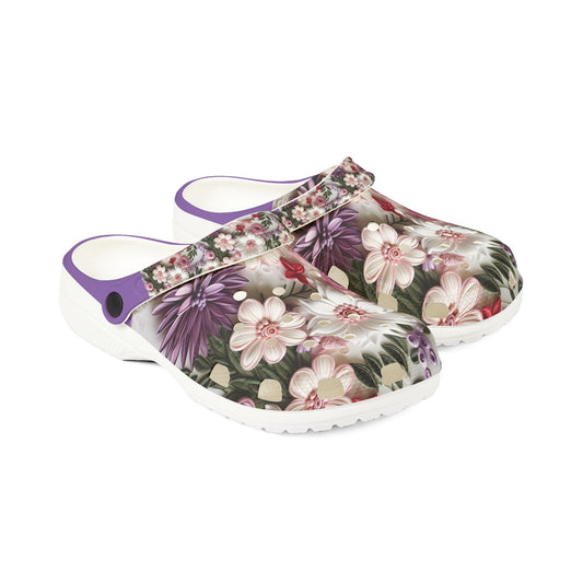Women's Floral Clogs