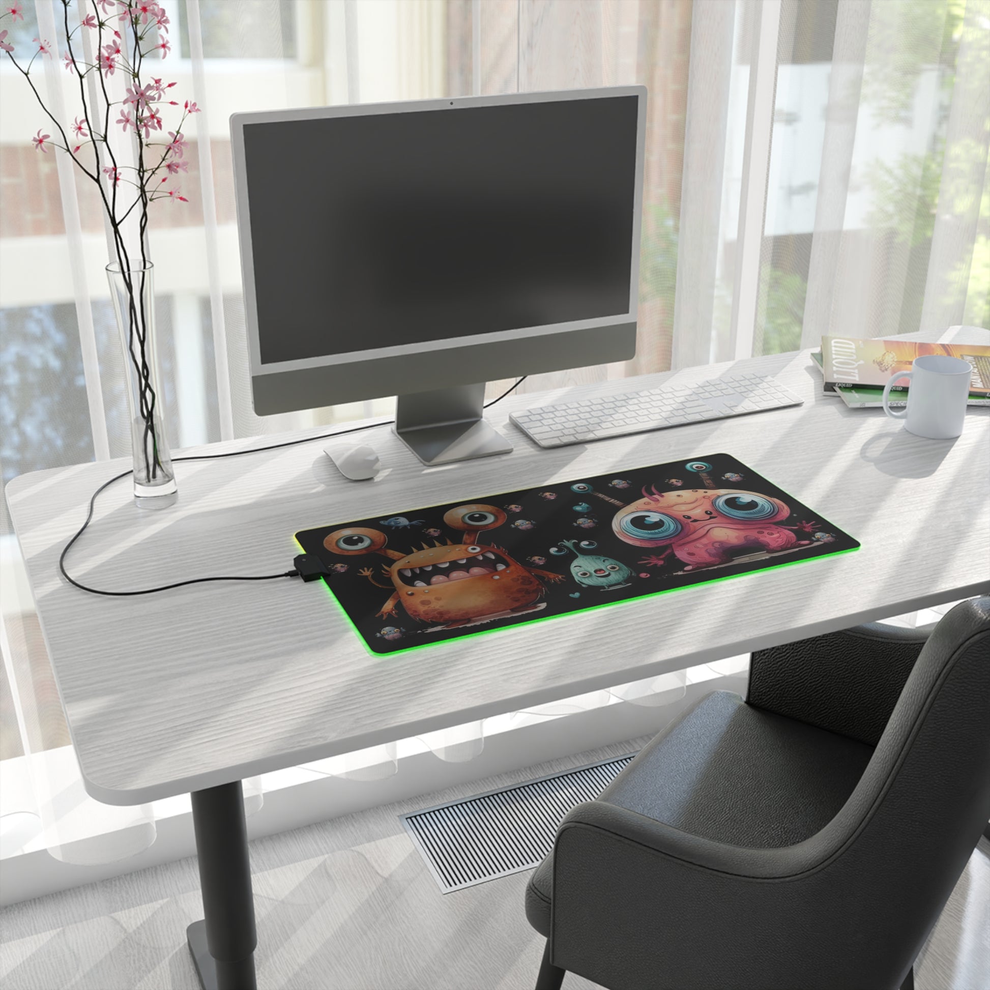 Gamer's Mouse Pad LED Backlit Mouse Pad Gift Idea Mouse Pad