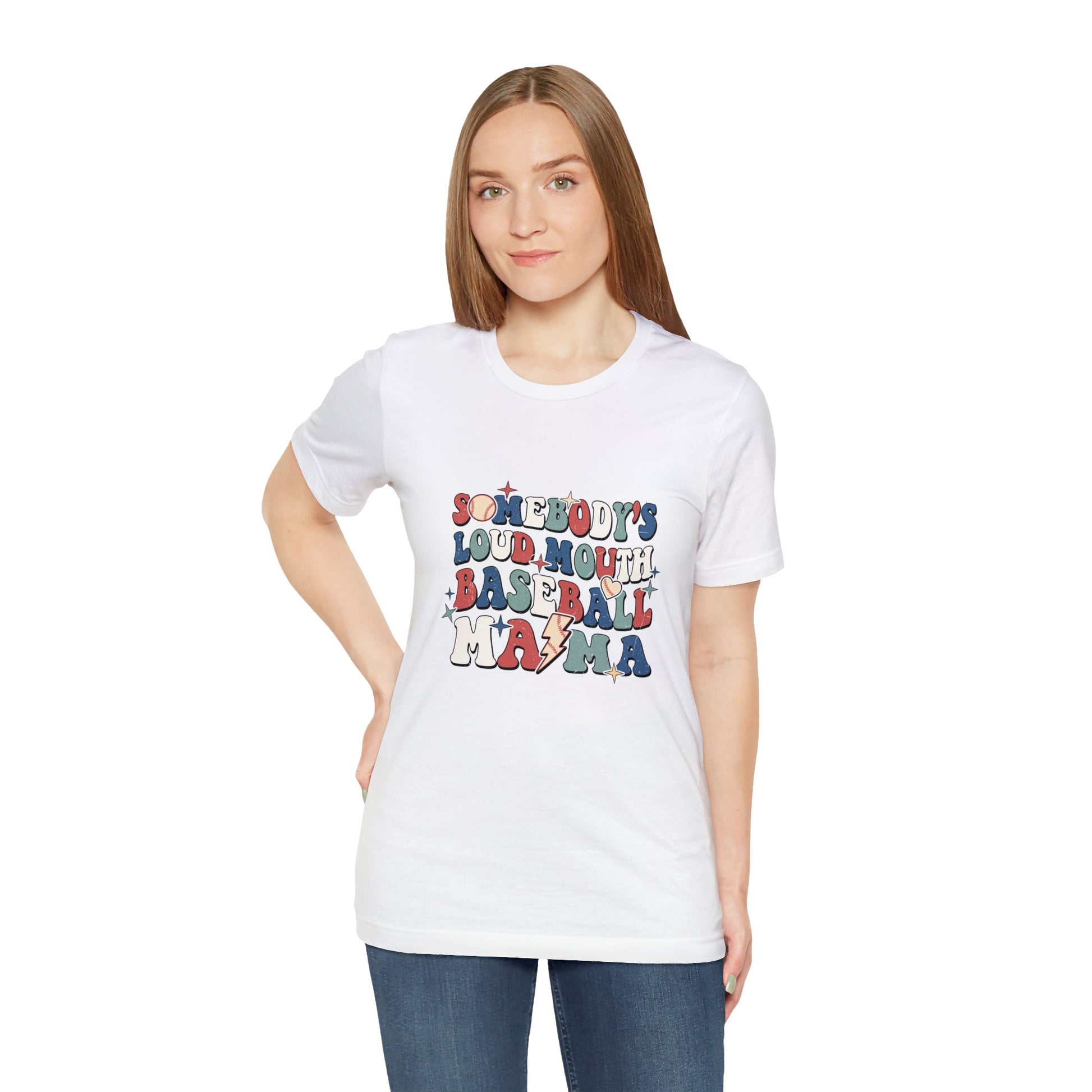 Funny Someone's Loudmouth Baseball Mama's T-Shirt