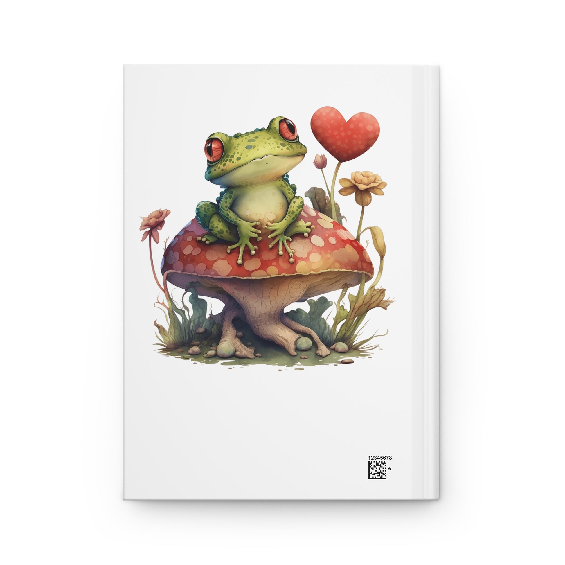 Frog-Inspired Hardcover Journal for Creative Writing, Lisa's Ribbiting Tales, Nature Lovers Journal, Gift for Kids, Journal for Students