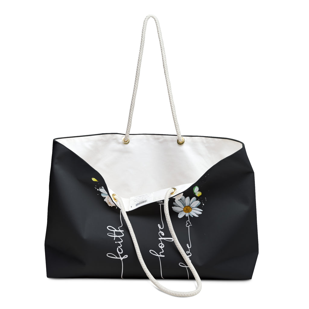 Weekender Bag, Faith Hope Love Everything Bag