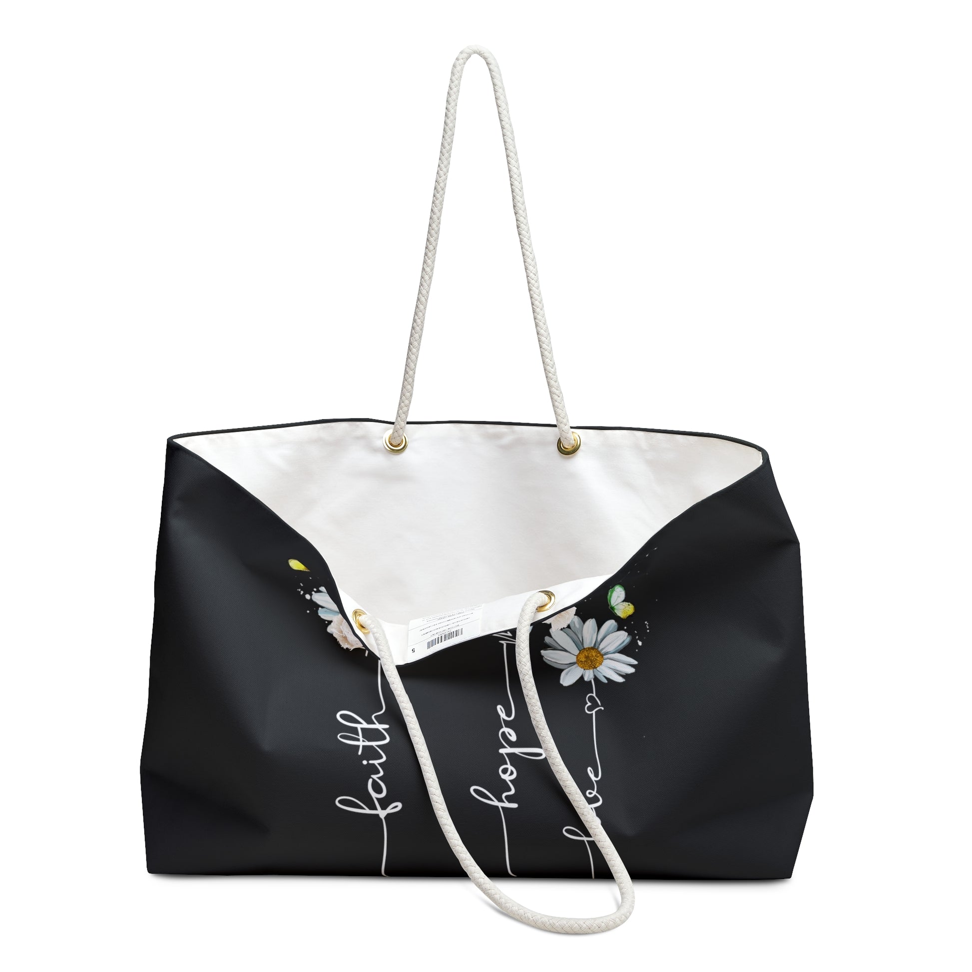 Weekender Bag, Faith Hope Love Everything Bag