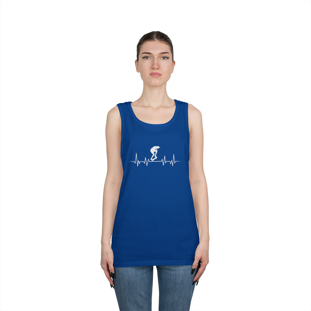 Skateboard EKG Tank Top