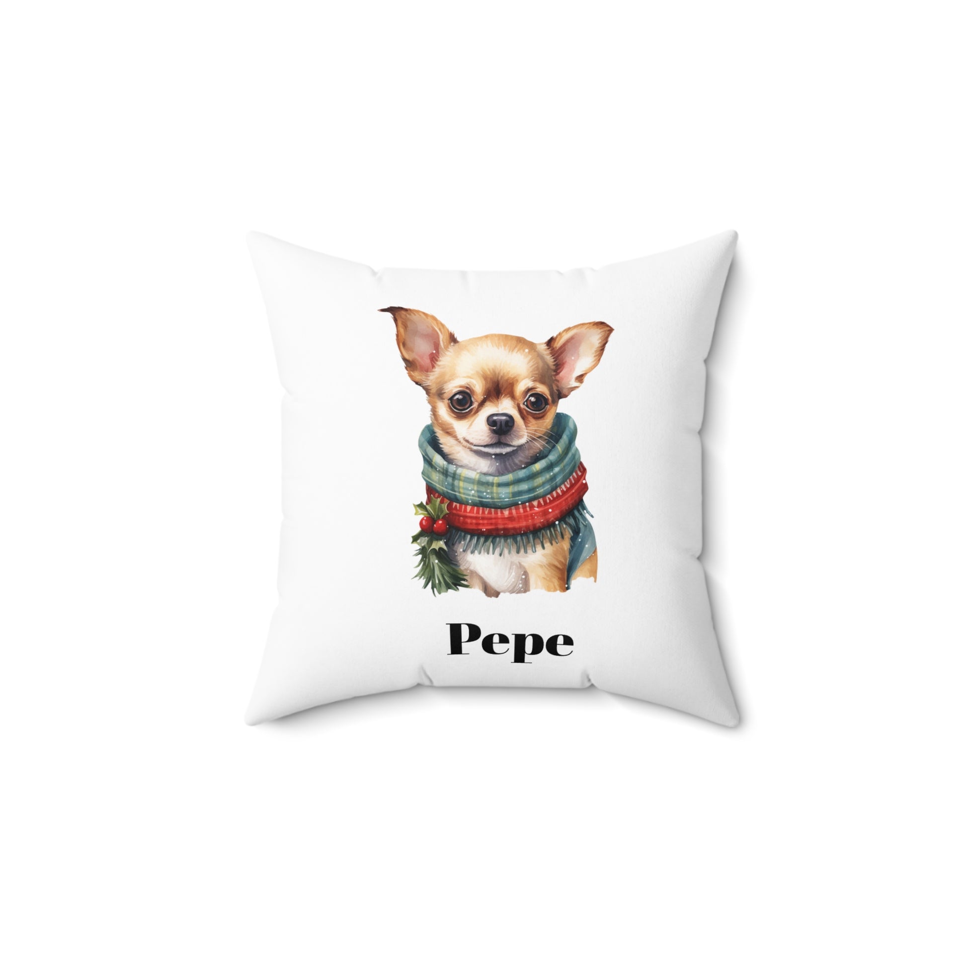 Chihuahua Dog Pillow, Personalization Available Pet Lover Gift