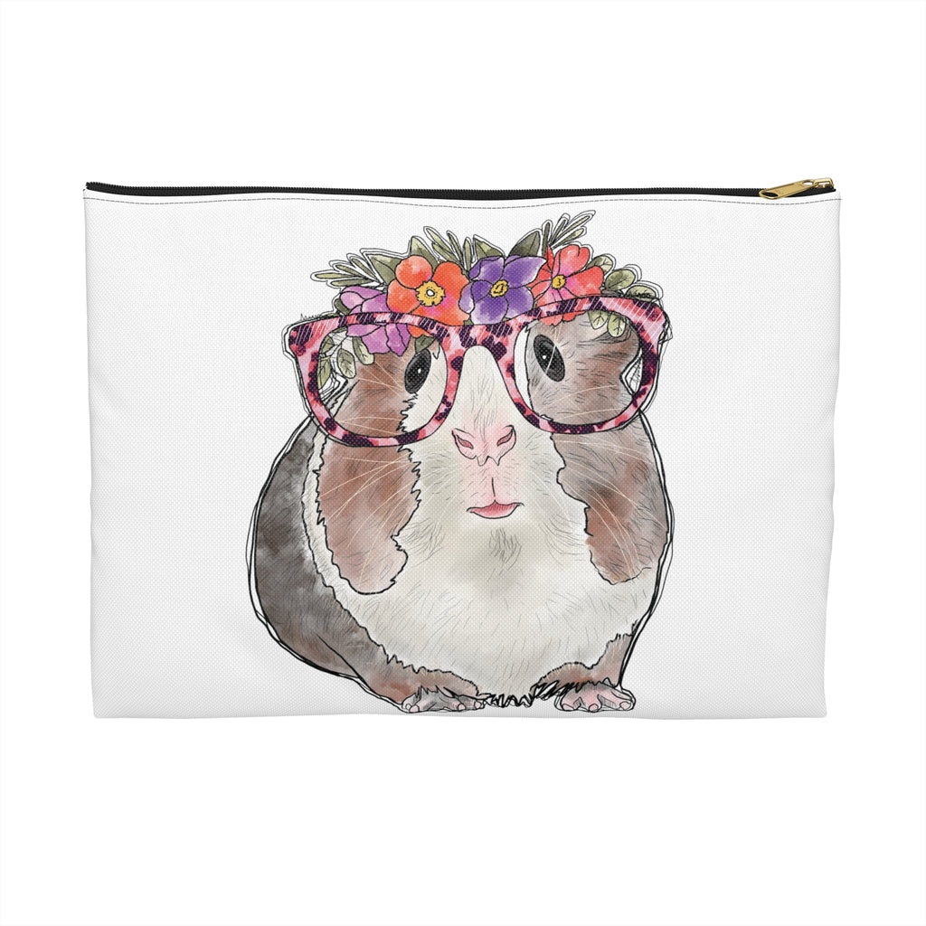 Guinea Pig Make Up Bag Accessory Pouch